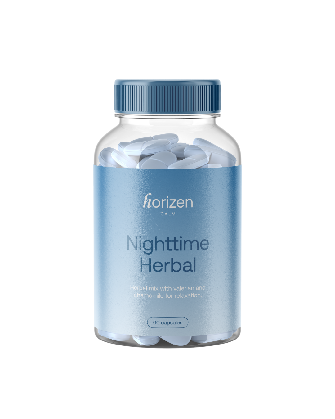 bottle of nightime herbal pills